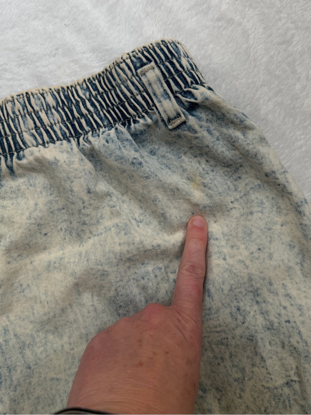 Vintage Carlyle Acid Wash High-Rise Pleated Mom Jeans Size 16 - Picture 8 of 8